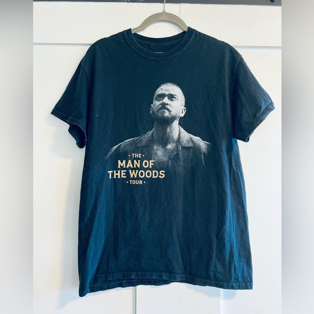 Man of the Woods Tour Black T-Shirt